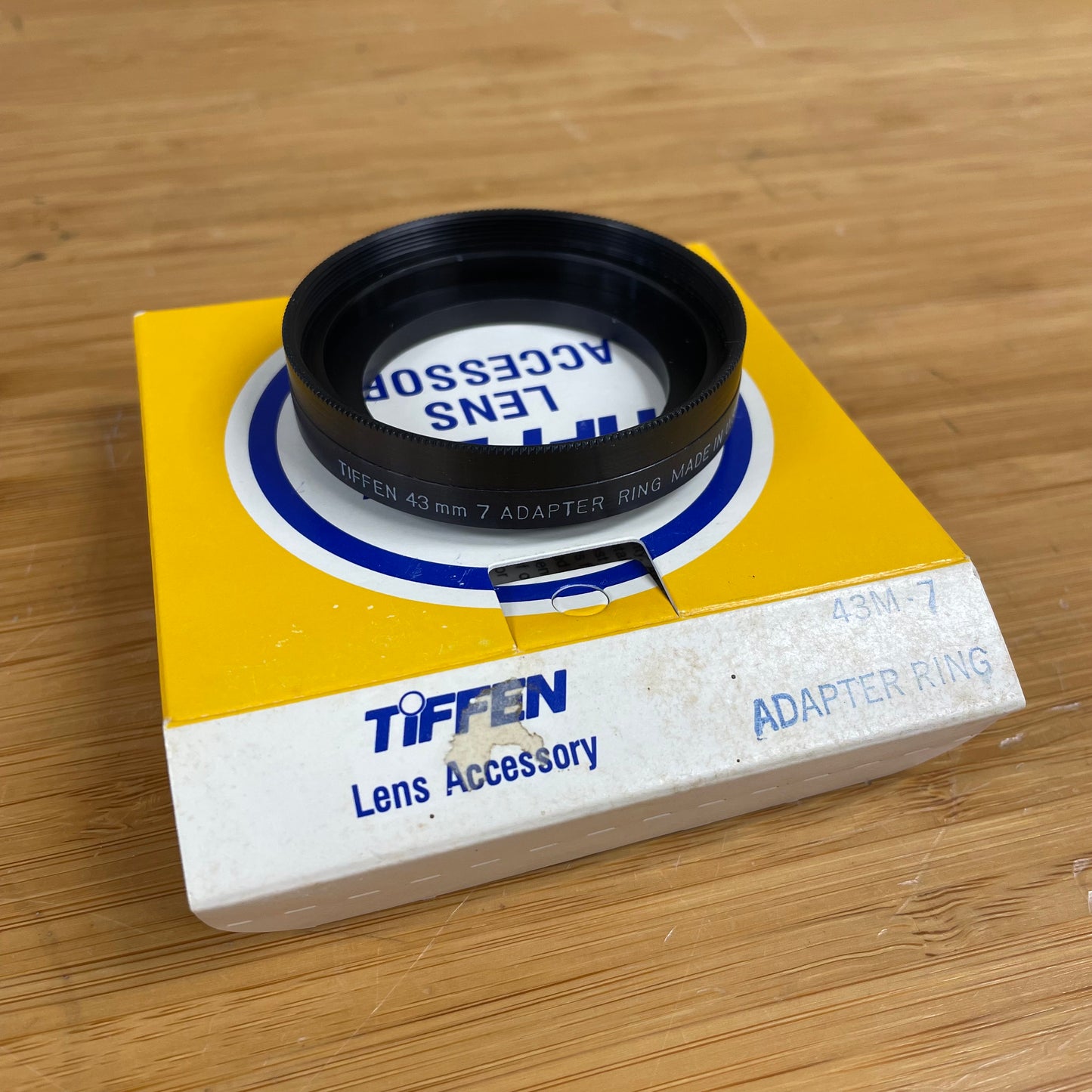 Tiffen 43mm to Series 7 Adapter Ring (43M7) - Yellow Box