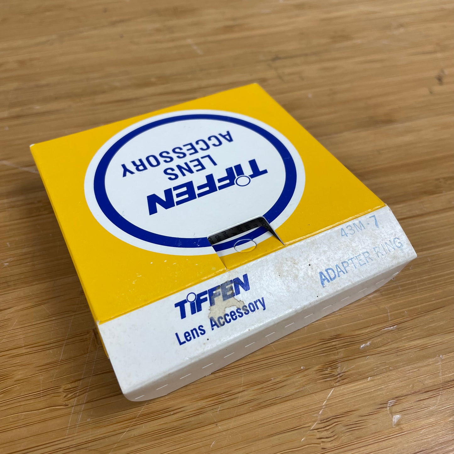 Tiffen 43mm to Series 7 Adapter Ring (43M7) - Yellow Box
