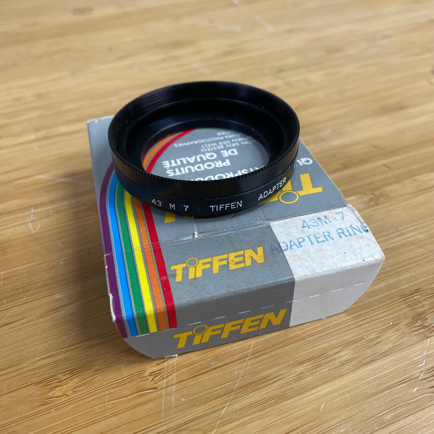 Tiffen 43mm to Series 7 Adapter Ring (43M7) - Rainbow Box