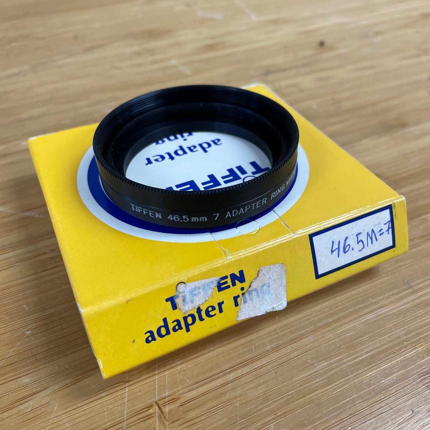 Tiffen 46.5mm to Series 7 Adapter Ring (46.5M7) - Yellow Box