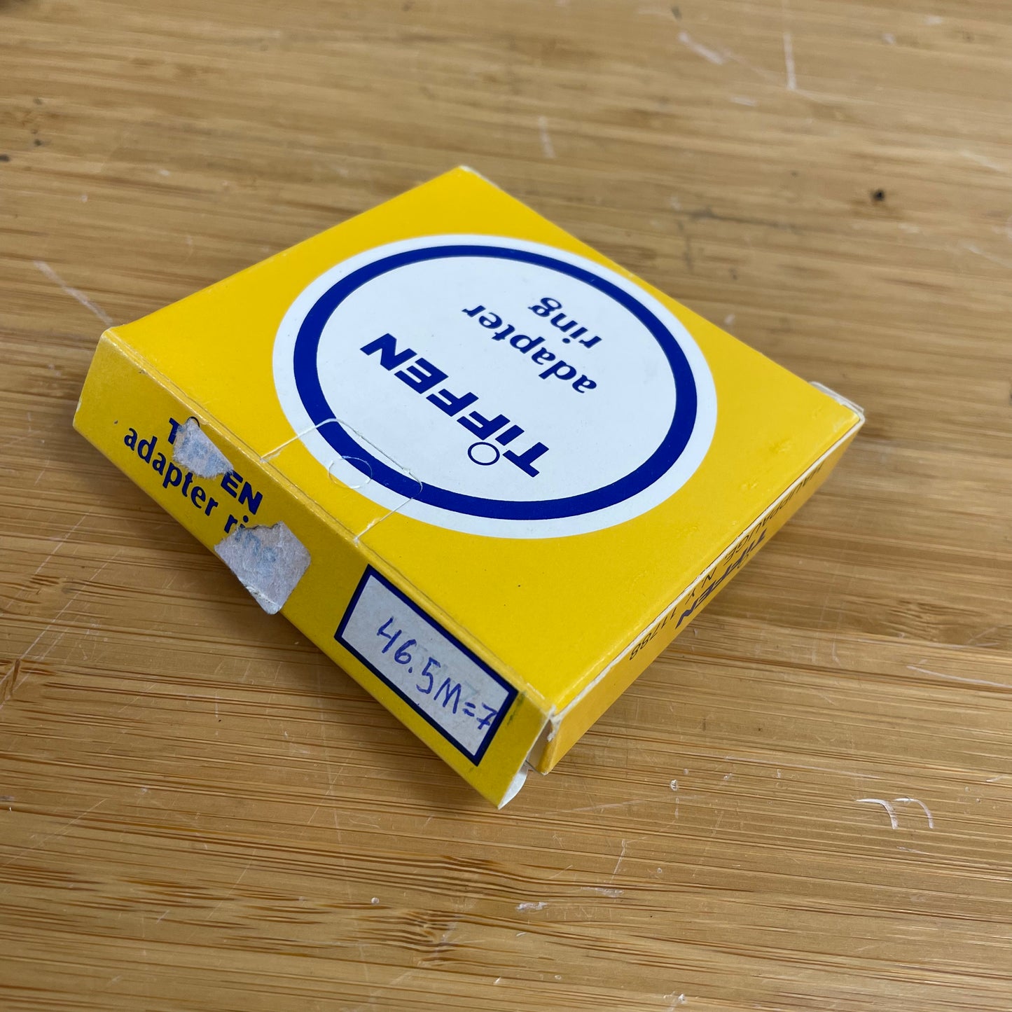 Tiffen 46.5mm to Series 7 Adapter Ring (46.5M7) - Yellow Box