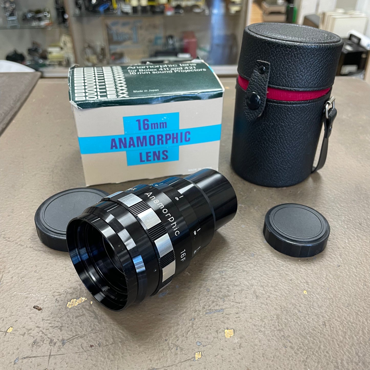 Bolex Anamorphic Lens 16F with Case 268.879 S# 86059