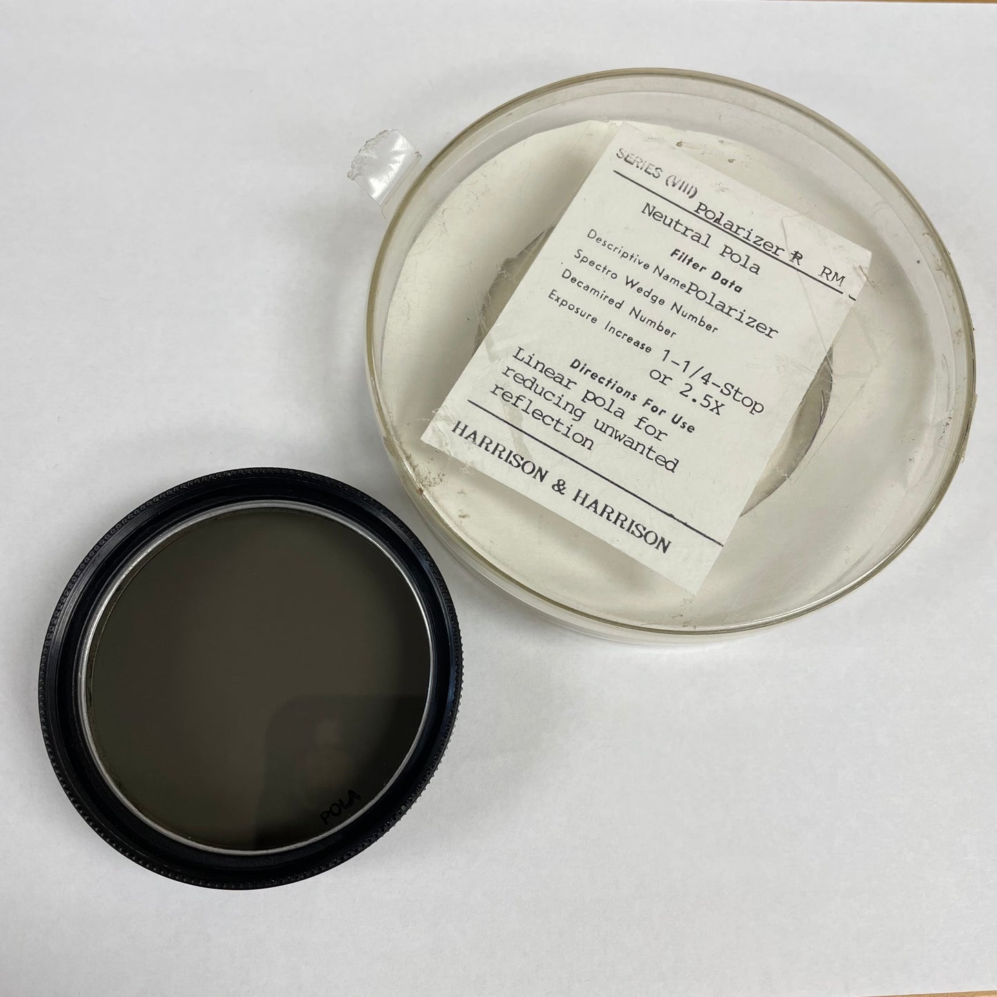 Harrison Series 8 Polarizer + Regulator Filter