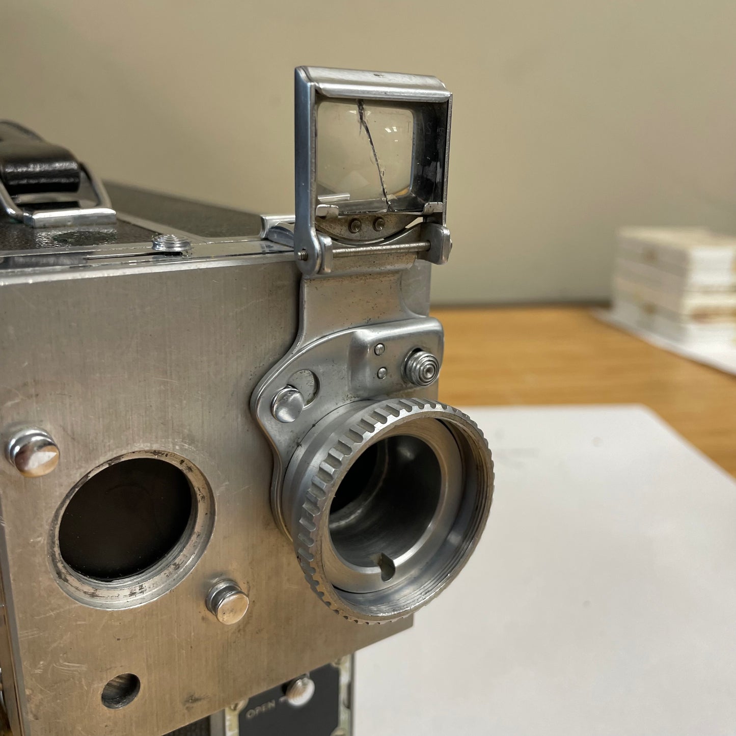 Cine-Kodak Lens Type G Adapter [15mm] for Cine-Kodak Special - Cracked Objective