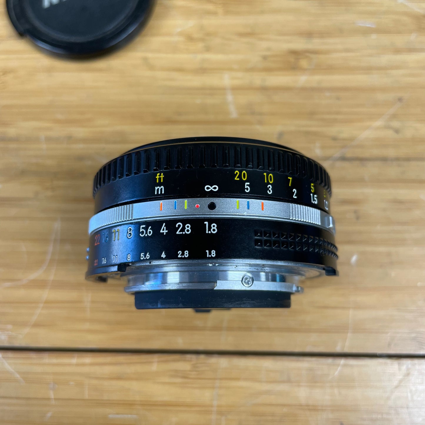 Nikon Nikkor 50mm f/1.8 Ai-S Pancake Prime Manual Focus Lens S# 4195762