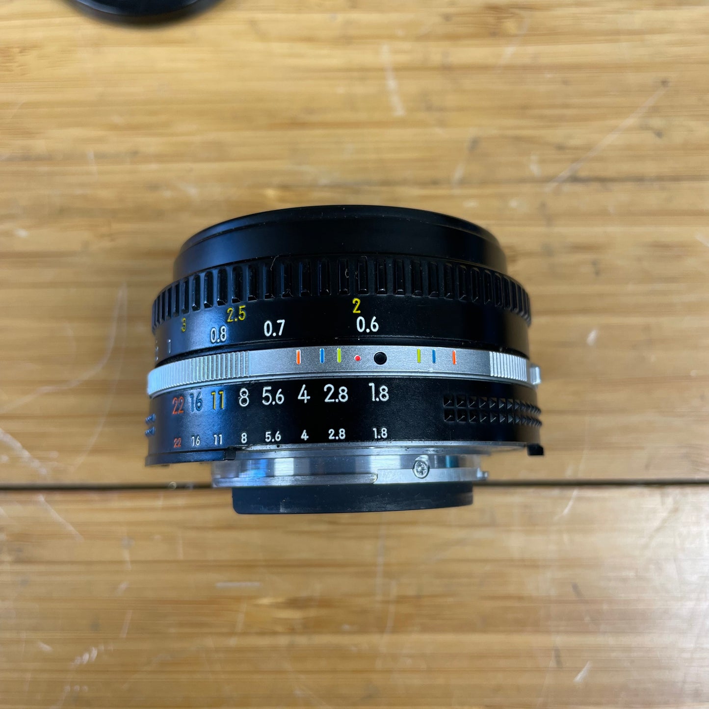 Nikon Nikkor 50mm f/1.8 Ai-S Pancake Prime Manual Focus Lens S# 4195762
