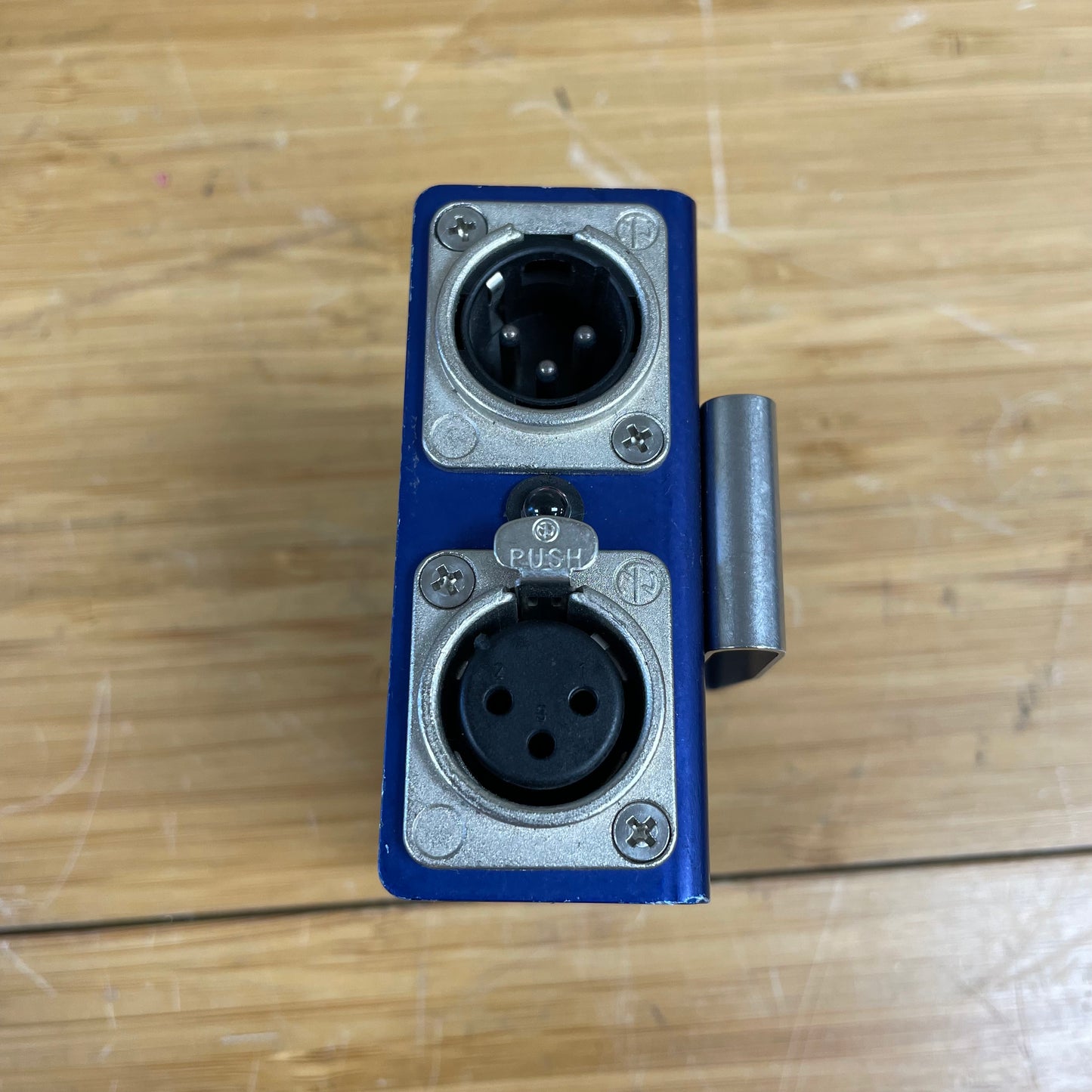 Denecke Dcode PS-1A 48V Phantom Power Supply Portable Mic Preamp XLR Belt Clip