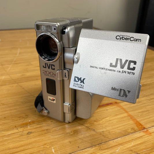 JVC GR-DVM70 Digital CyberCam Mini DV Camcorder w/ Docking Station, Batteries, Tapes & More!