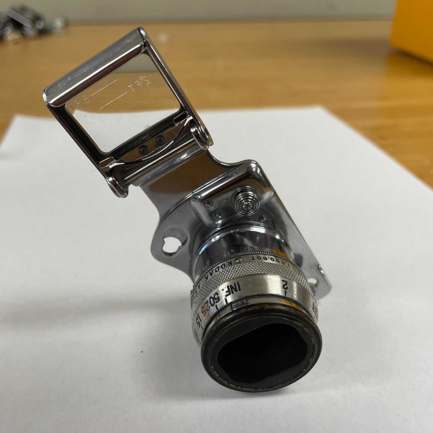 Kodak 25mm f1.9 Anastigmat Lens for Cine-Kodak Special 16mm - Chrome