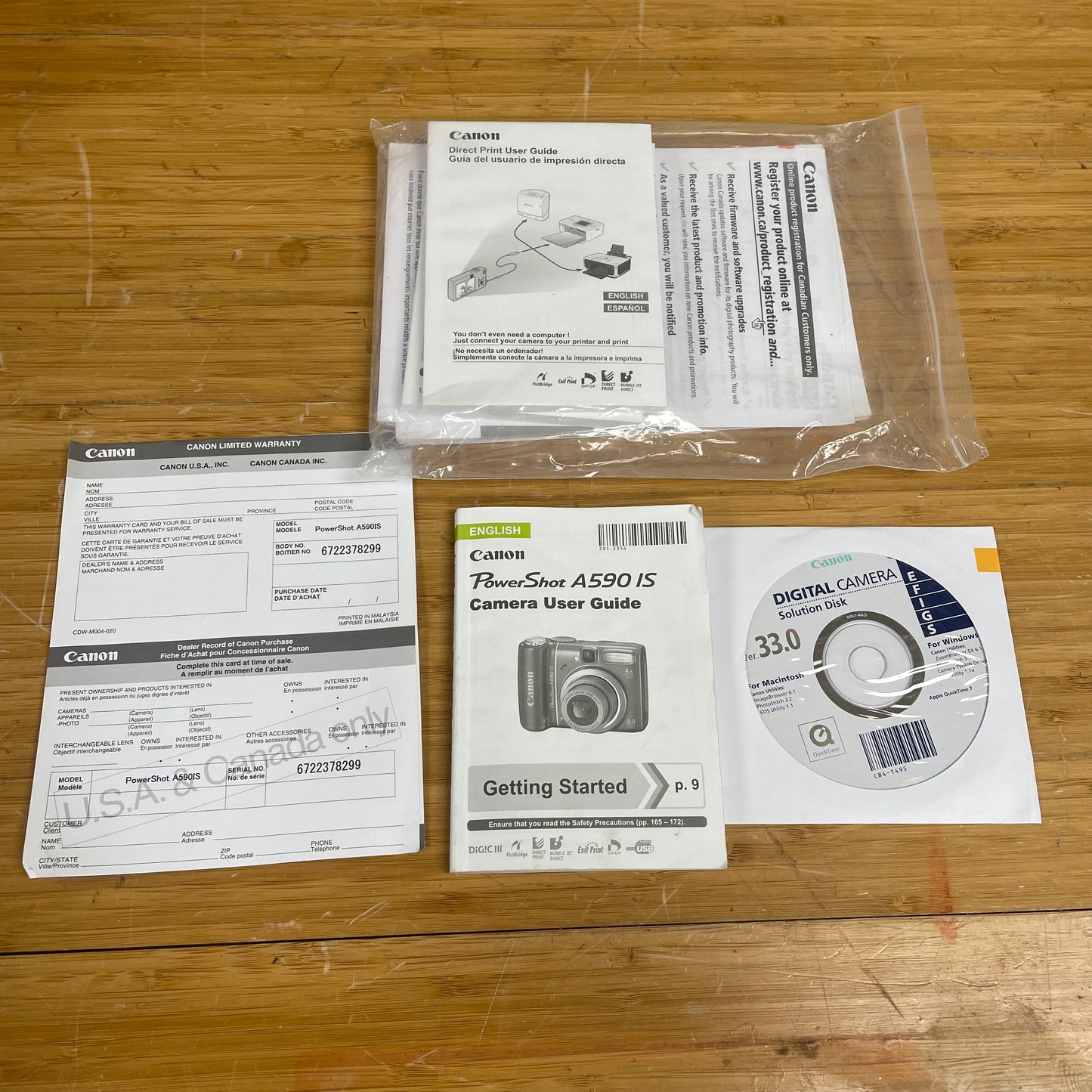 Canon Powershot A590 IS 8.0MP 4x Zoom - Digital Camera - Point & Shoot