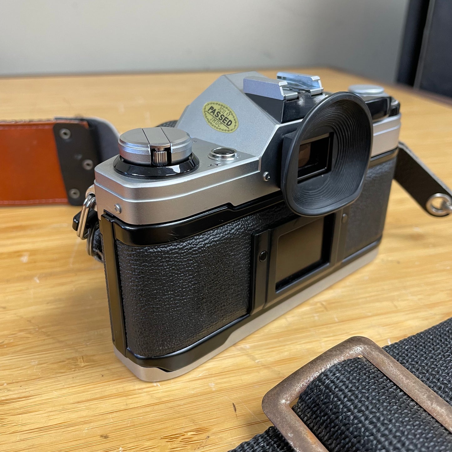 Canon AE-1 35mm Camera Body S# 5172458 with Canon FD 50mm T1.8 Lens S# 4155582