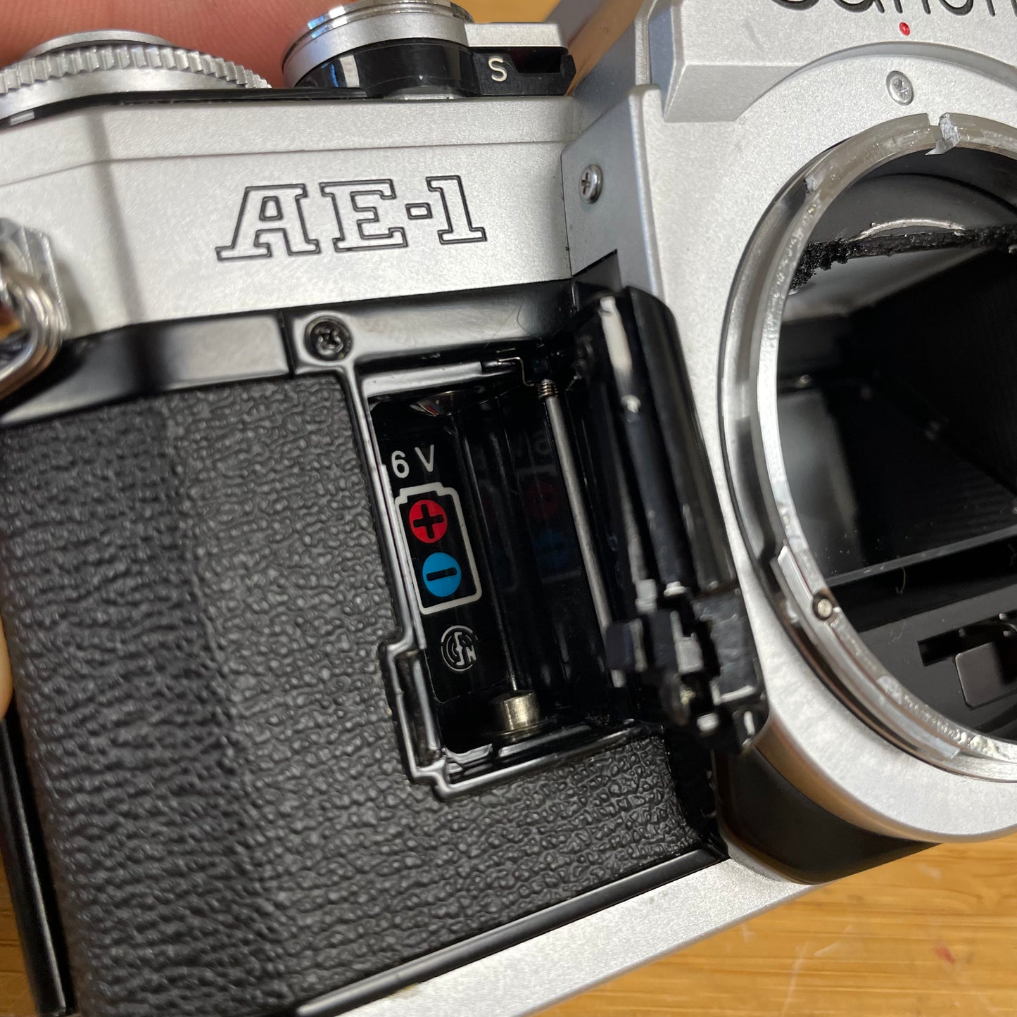 Canon AE-1 35mm Camera Body S# 5172458 with Canon FD 50mm T1.8 Lens S# 4155582