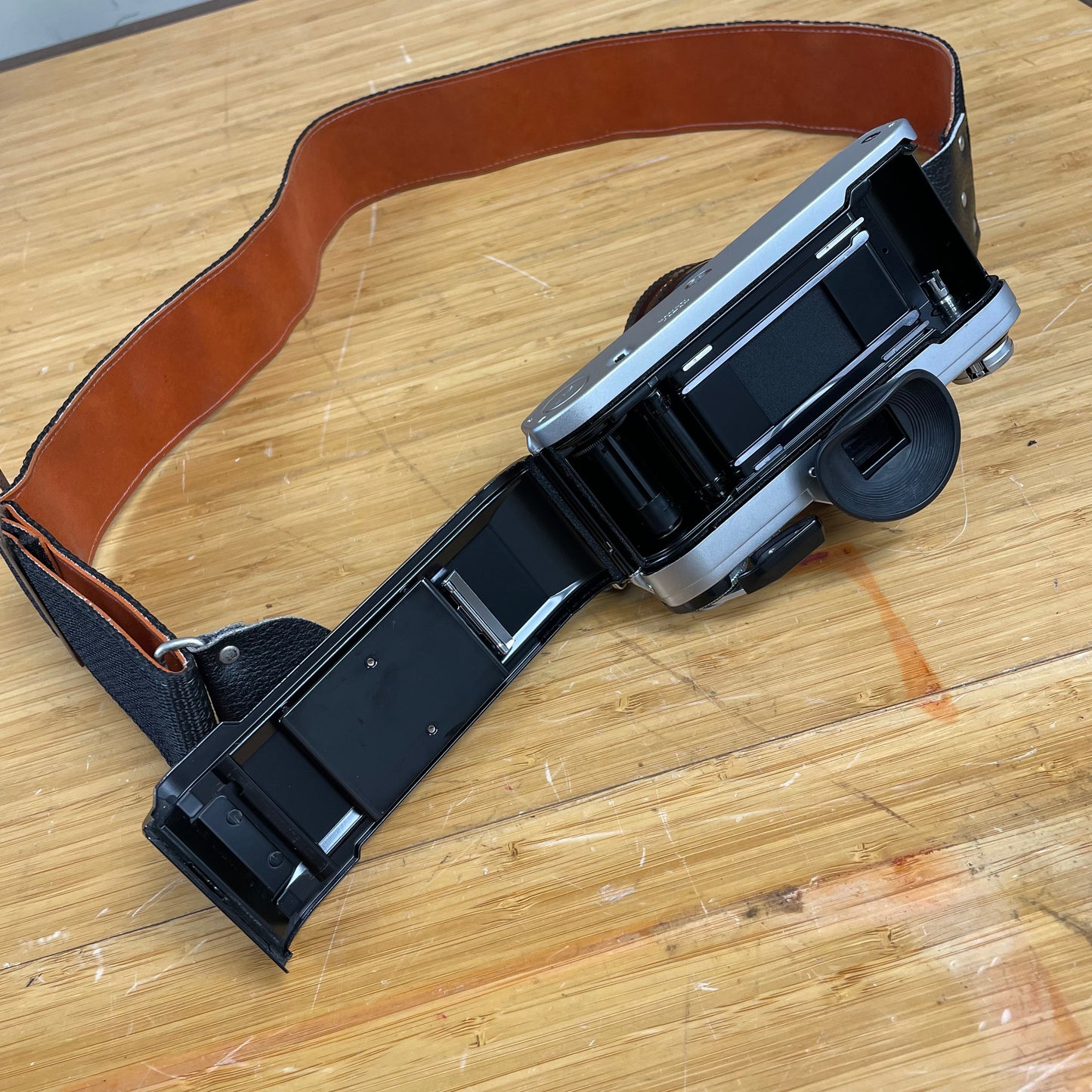 Canon AE-1 35mm Camera Body S# 5172458 with Canon FD 50mm T1.8 Lens S# 4155582