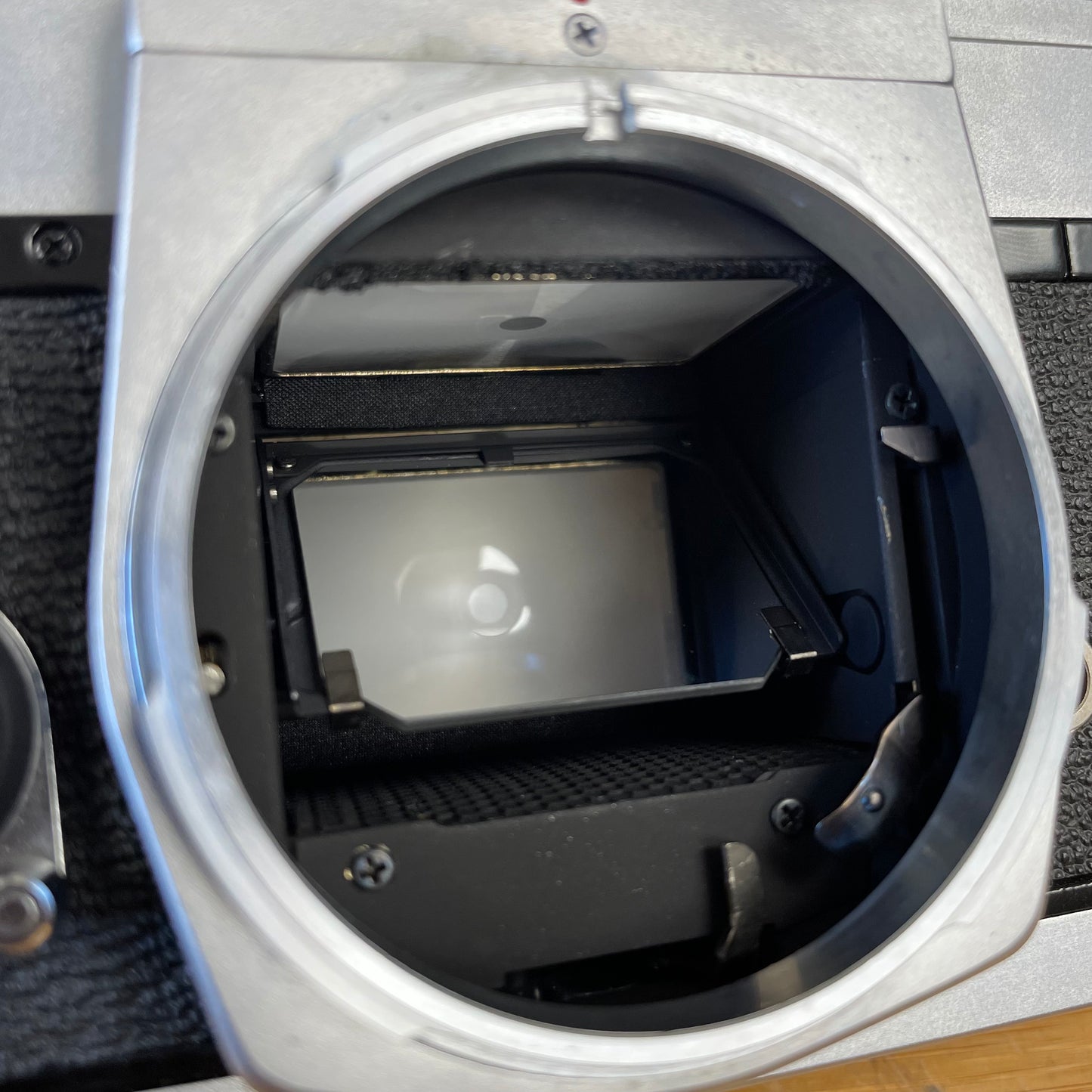 Canon FTb QL 35mm Camera Body S# 316608 w/ Canon FD 50mm T1.8 Lens S# 106768 & Canon Leather Case