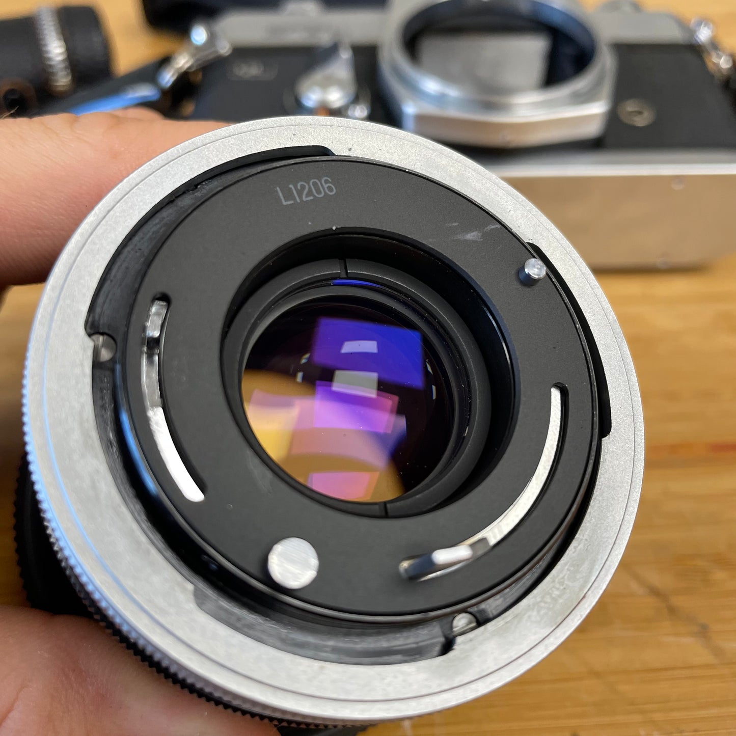 Canon FTb QL 35mm Camera Body S# 316608 w/ Canon FD 50mm T1.8 Lens S# 106768 & Canon Leather Case