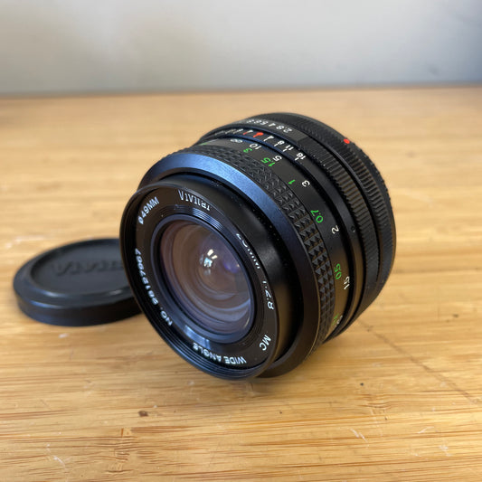 Vivitar 28mm f2.8 MC Wide Angle FD Mount Lens S# 28127967