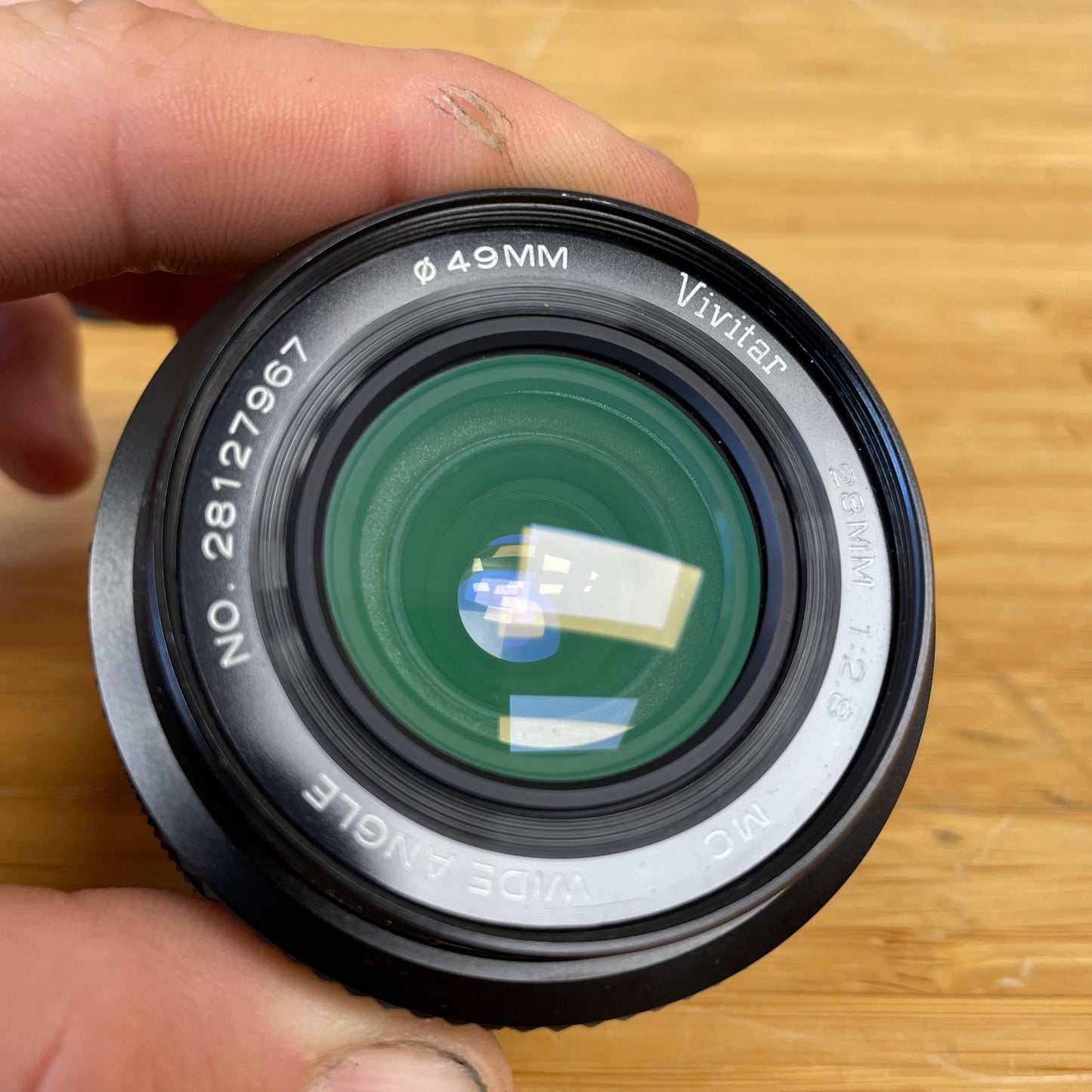 Vivitar 28mm f2.8 MC Wide Angle FD Mount Lens S# 28127967