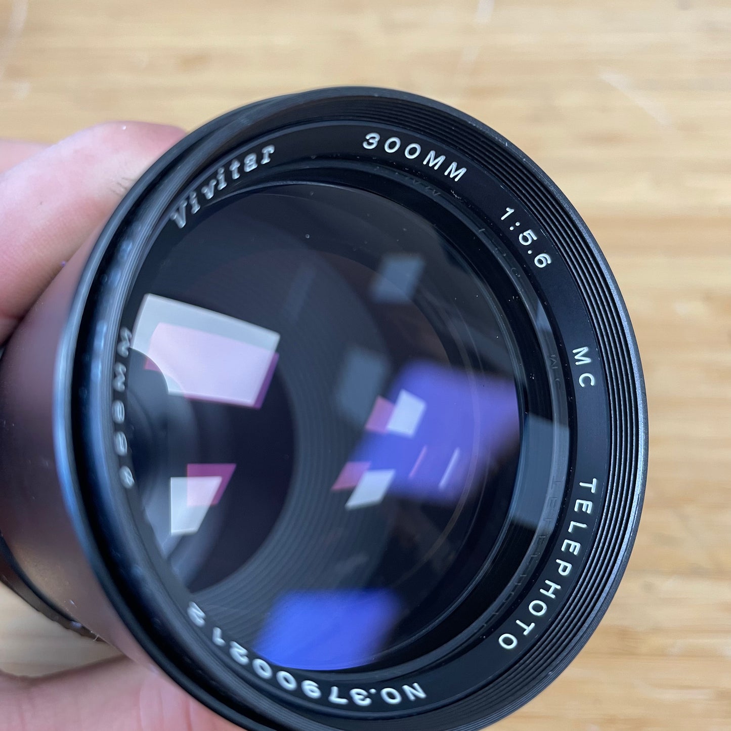 Vivitar 300mm f5.6 MC Telephoto FD Mount Lens S# 37900212