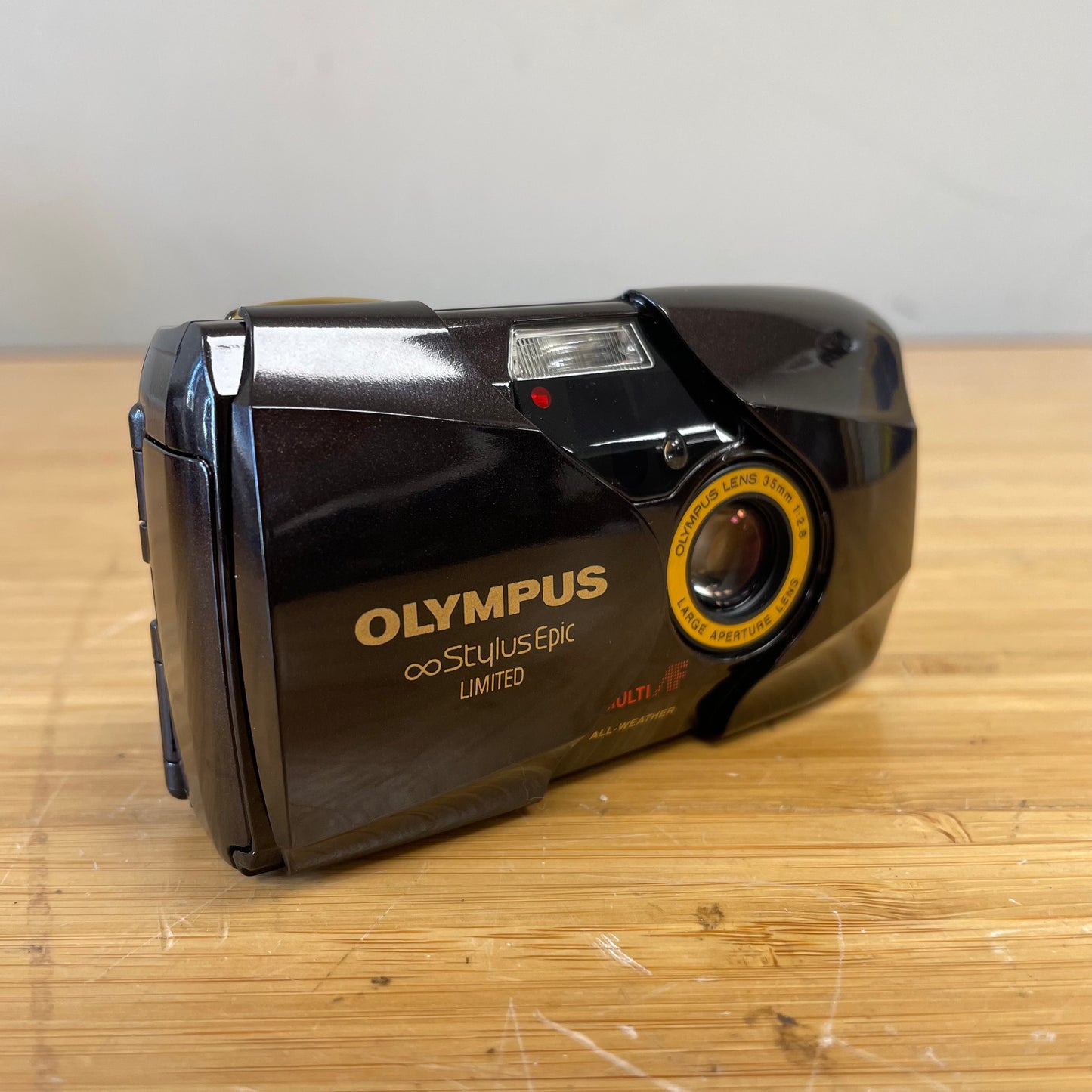 Olympus Stylus Epic Limited 35mm f/2.8 Film Camera — Film Tested — Viewfinder Defect — #16926