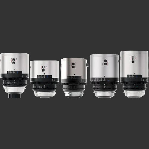 BLAZAR Remus 1.5x Full-Frame Anamorphic 5-Lens Set - Silver Flare