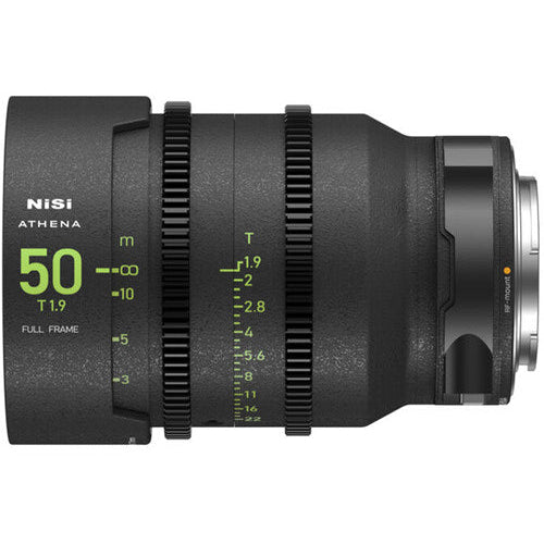 NiSi ATHENA 50mm T1.9 Full Frame Cinema Lens (PL Mount/FF)