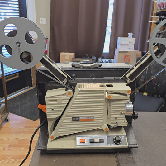 Singer Graflex Insta-Load 16mm Slotload Sound Projector for Parts or Repair