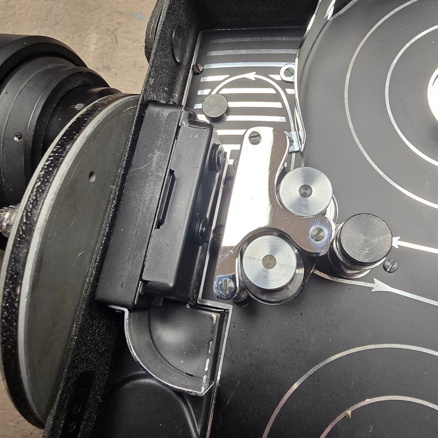 Beaulieu R-16 Camera Body S# 663661 with Angenieux 12.5-75mm Zoom lens S# 1194005