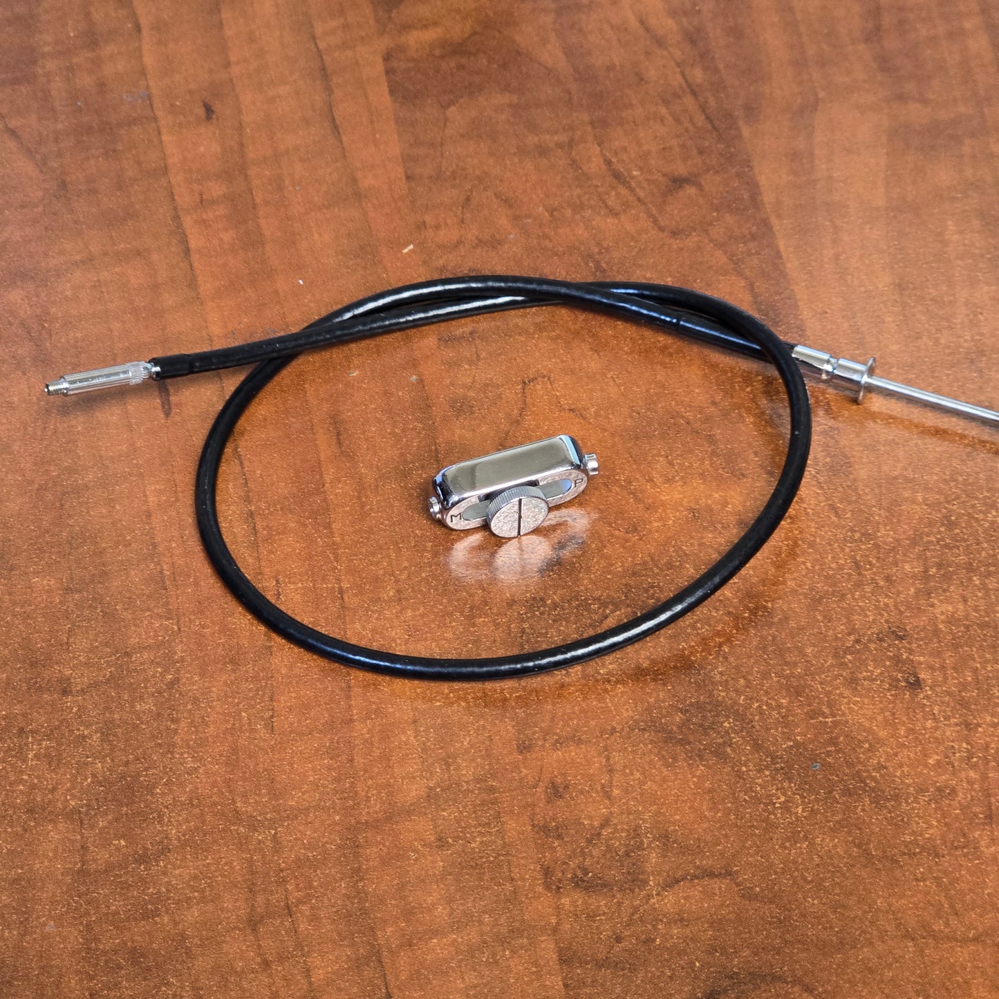 Bolex Cloth Cable release 21" with Side Adapter socket