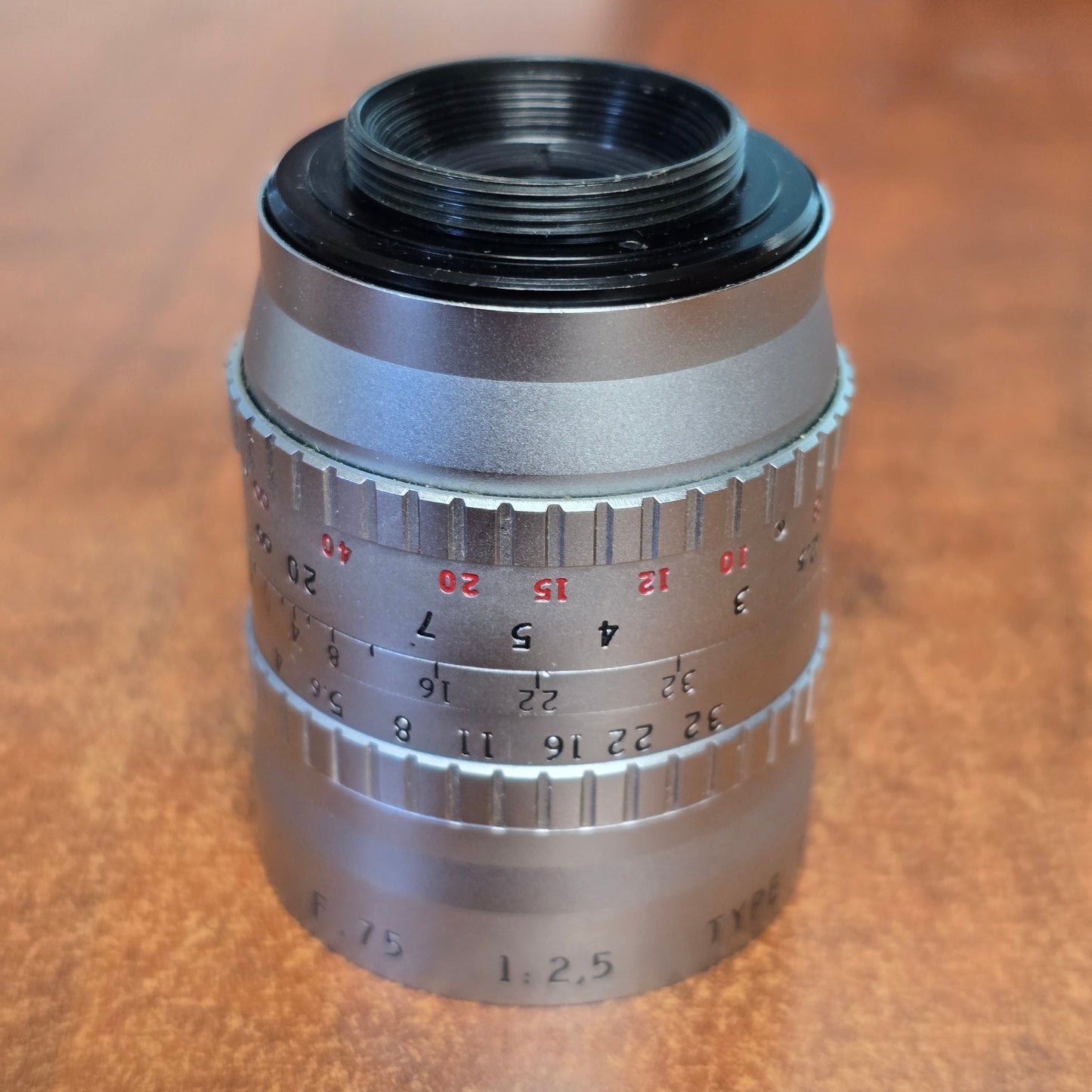 Angenieux 75mm f2.5 Type P3 C-Mount Telephoto lens S# 1315308