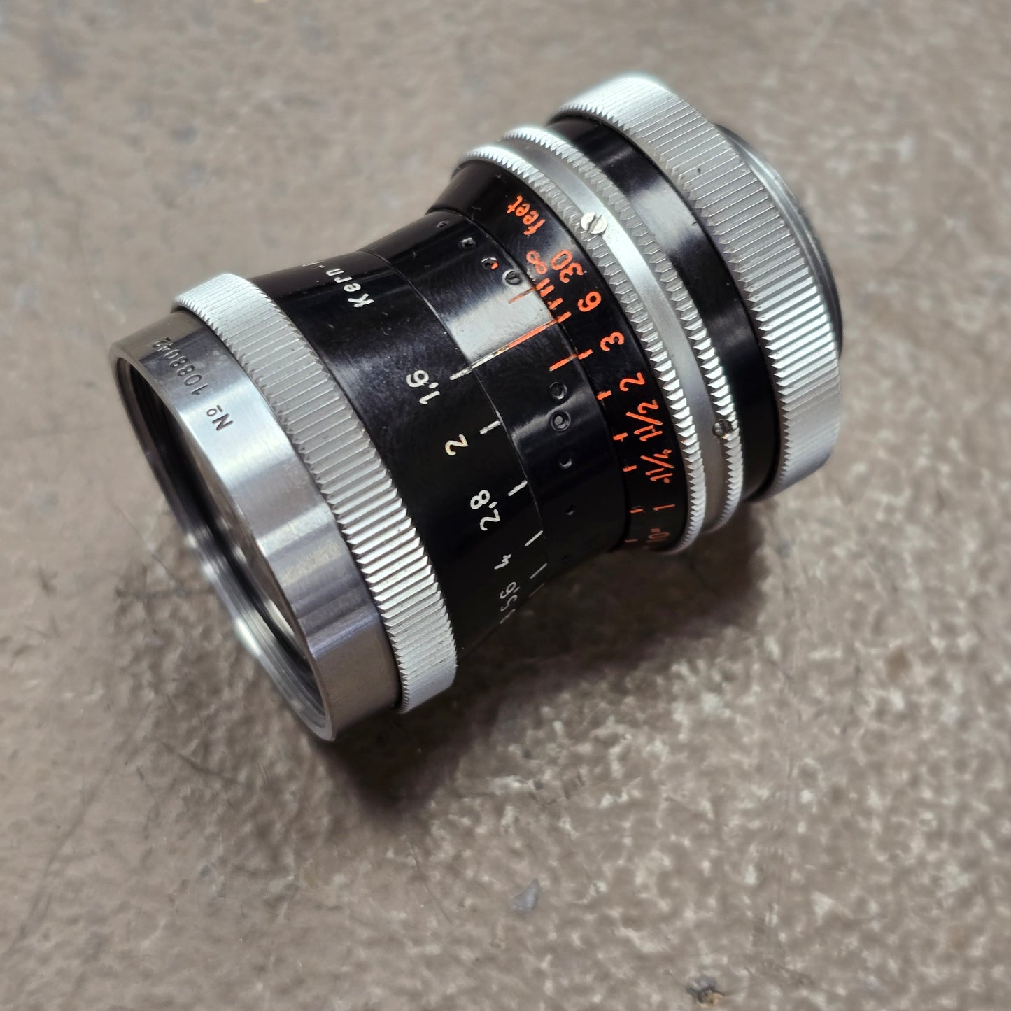 Switar 10mm f1.6 C-Mount Lens S# 1088042
