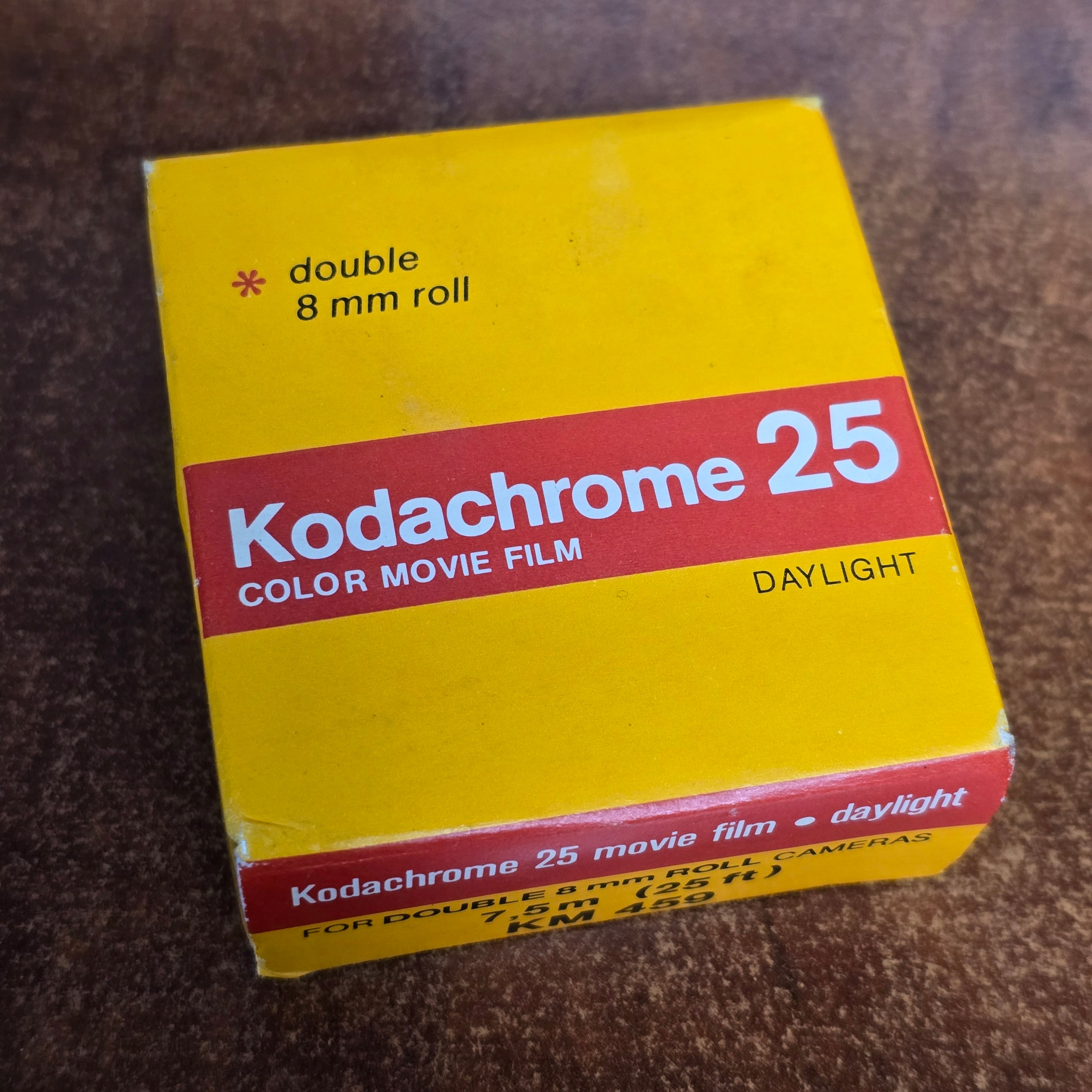 KODAK Kodachrome 25 Double 8mm Film ( Expired Stock ) – Du-All Camera