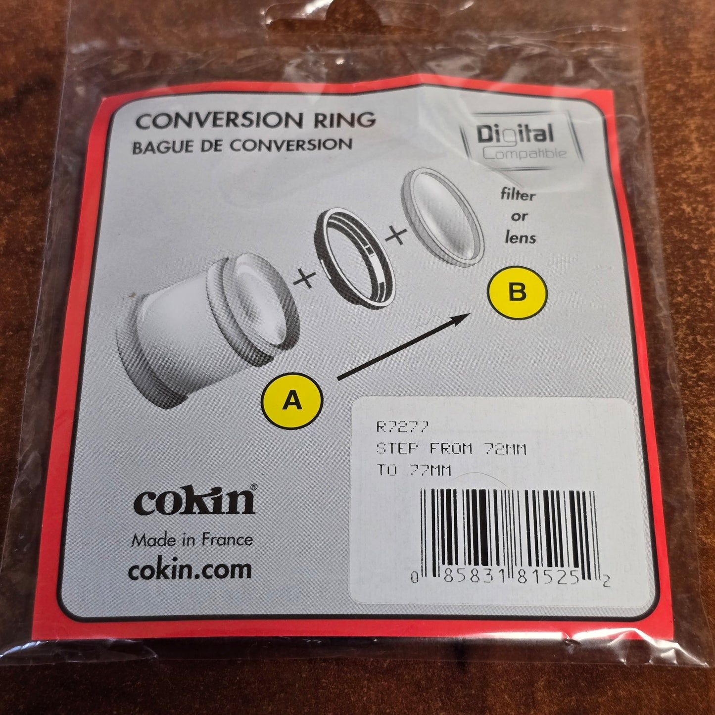 72mm -77mm Step up Ring Adapter