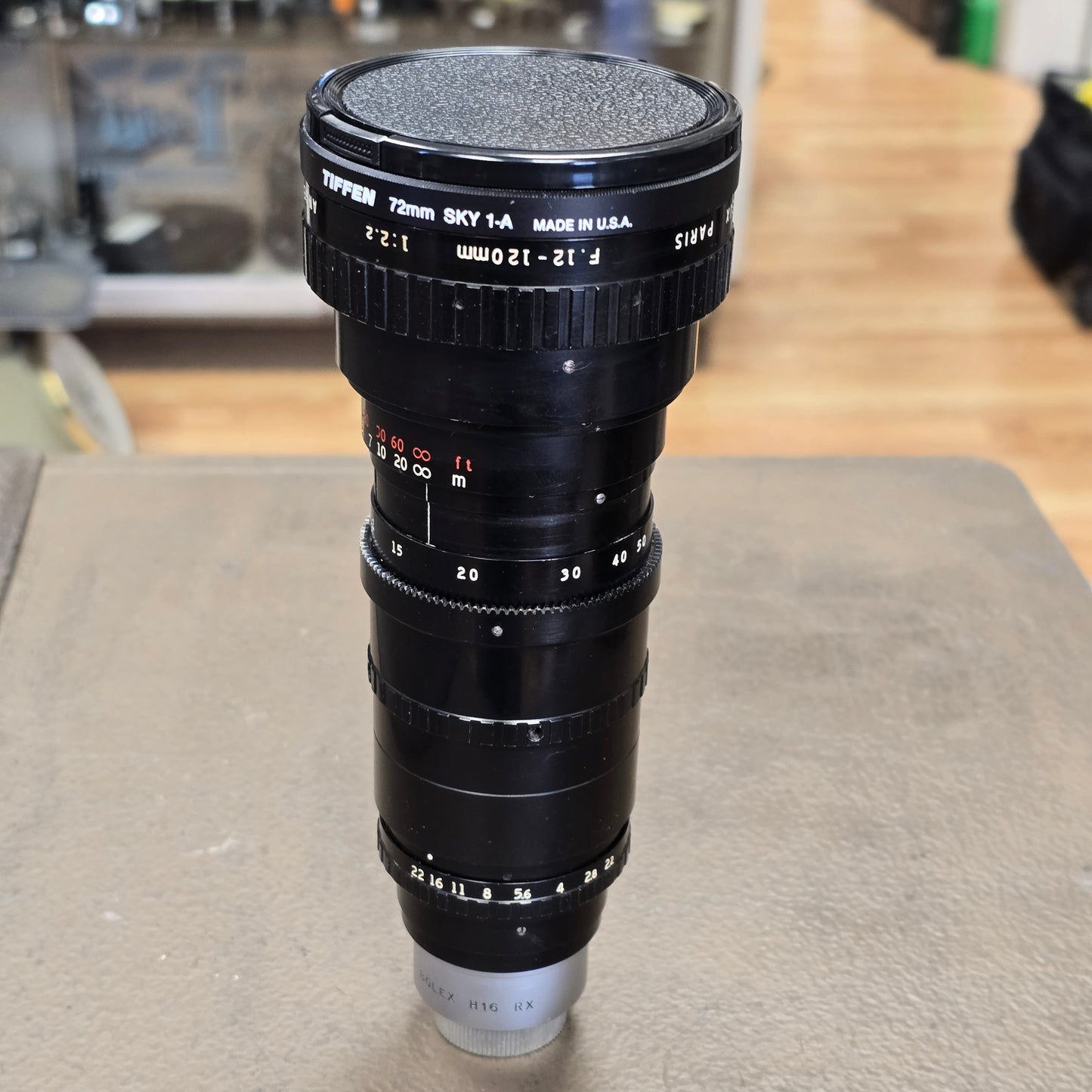 Angenieux 12-120mm f2.2 Type 10 x 12C C-Mount Zoom lens S# 1228457