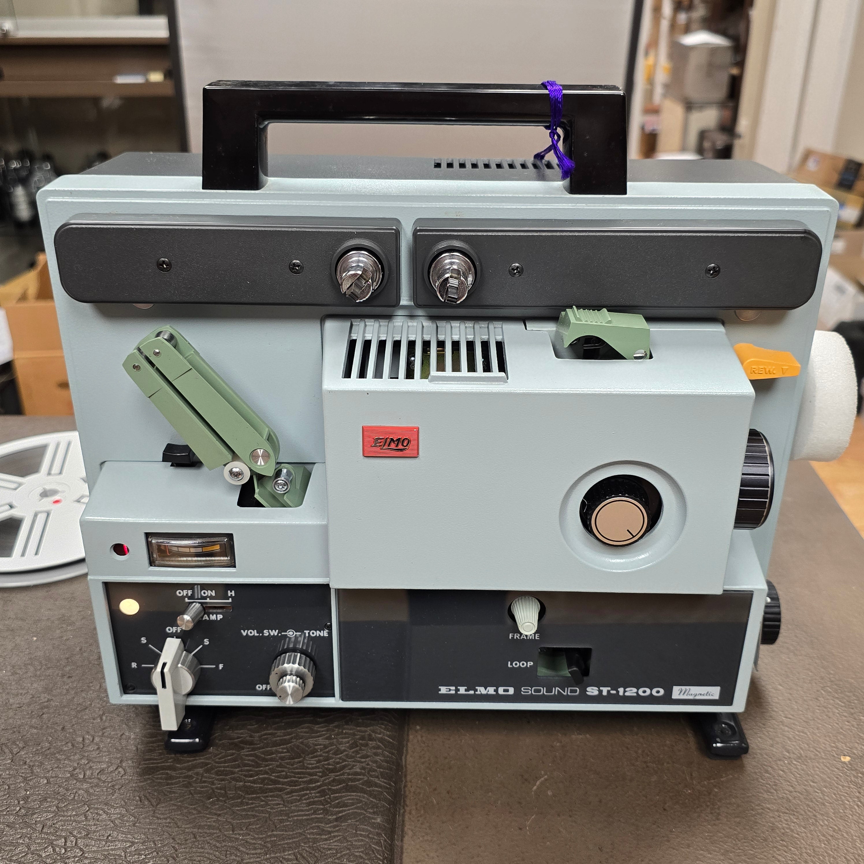 Elmo ST-1200 Magnetic Super 8mm Sound Projector S# 54611 – Du-All