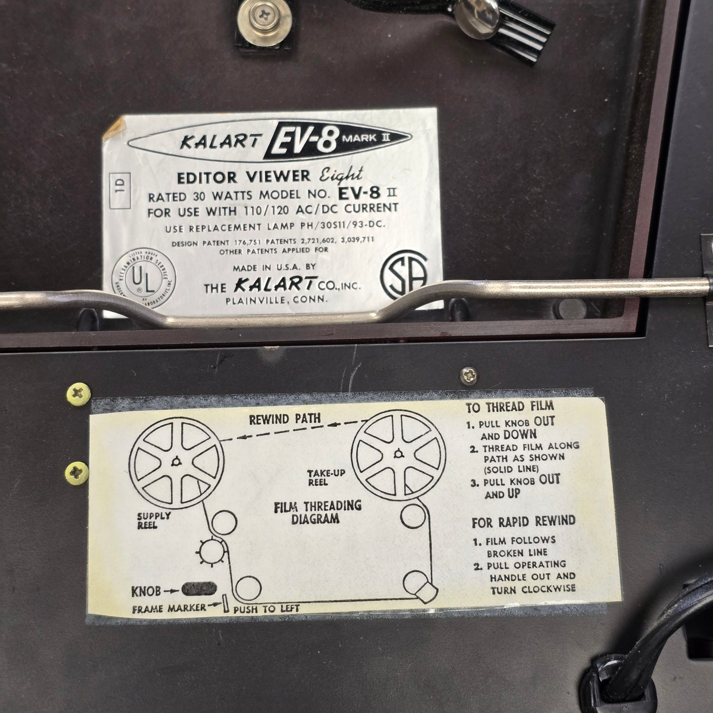 Kalart Editor Viewer Eight Model EV-8 Mark II