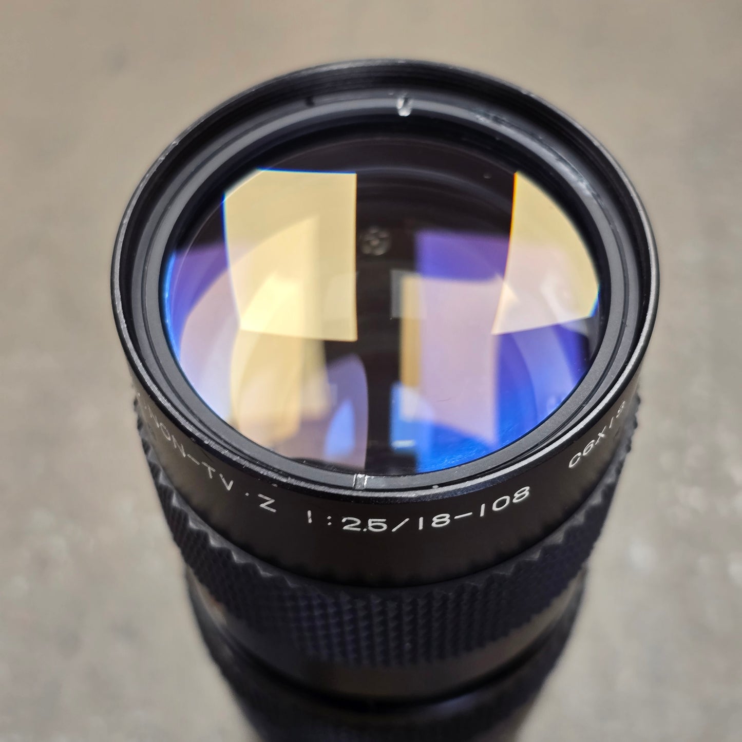 Fujinon-TV 18-108mm t/2.5 C6X18 C-Mount Zoom Lens S# 513893
