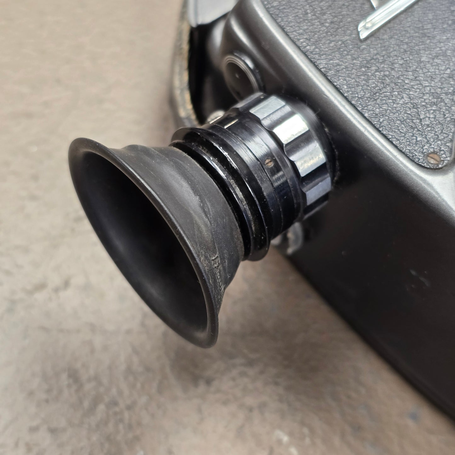 Beaulieu R-16 Rubber Eyecup with Insert Threaded Retaining Ring (Used)