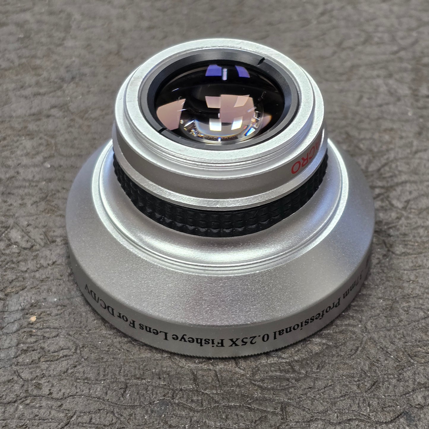 Super Fisheye Macro Lens Adapter 0.25X for 37mm threaded Lens