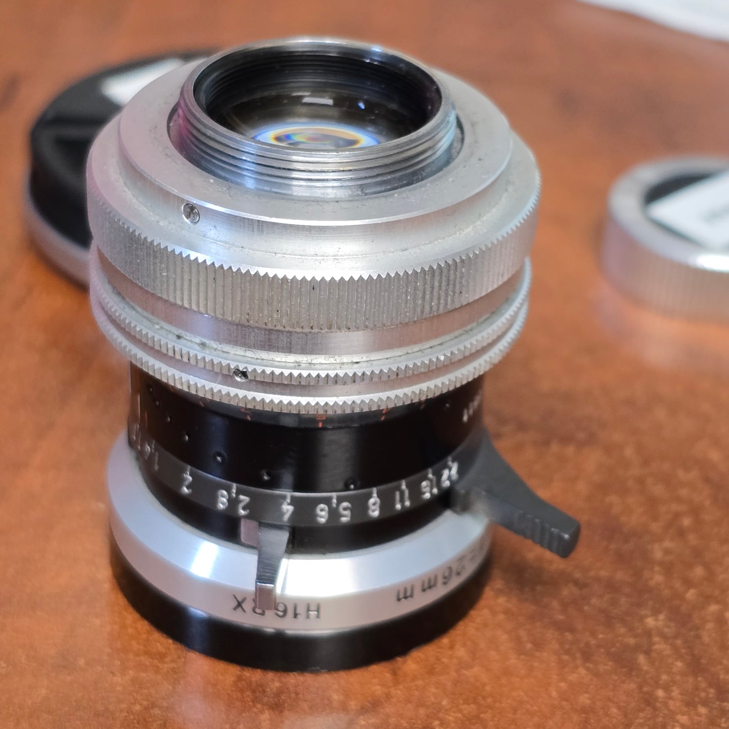 Switar 26mm Macro Preset f/1.1 H16 RX C-Mount Lens S# 1086811