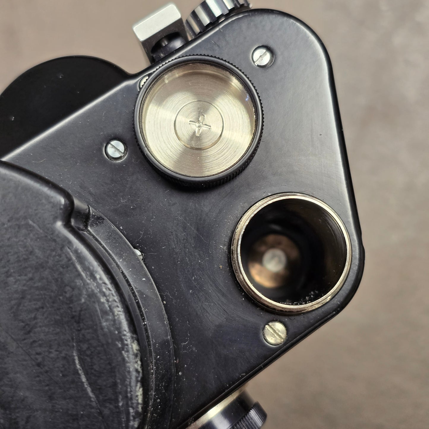 Kern Macro Vario-Switar 100 PTL Multicoated, f/2.0 12.5mm-100mm S# 1120443 "TTL Auto/Manual Exposure Bolex Bayonet Mount