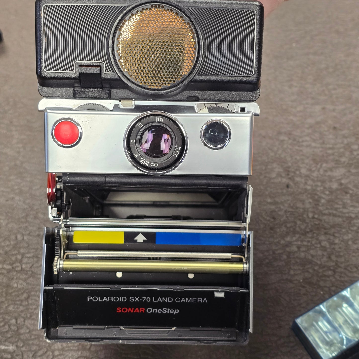 Polaroid SX-70 Land Camera Sonar One Step with Flash & Manual