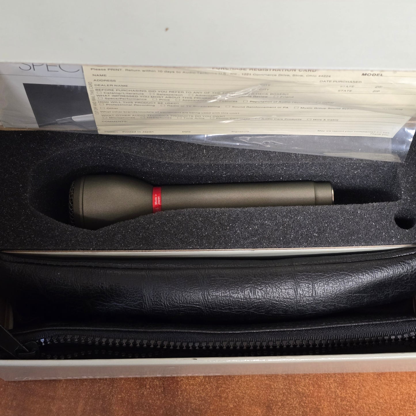 Audio-Technica AT804 - 800 Series Omni-Directional Handheld Dynamic ENG Microphone