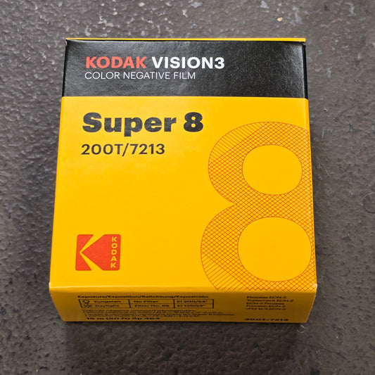 KODAK S8mm 50' VISION3 200T Color Negative Film 7213
