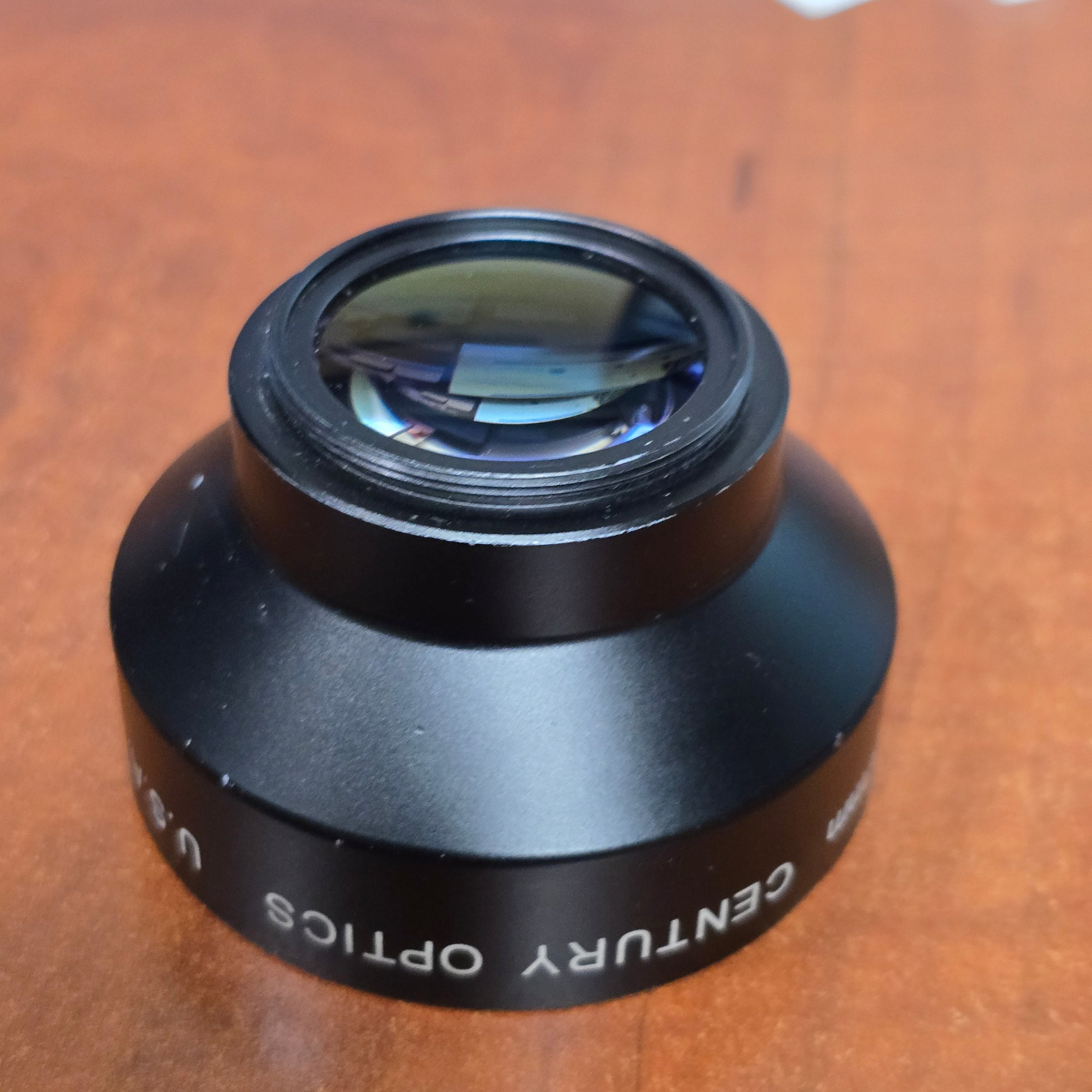 Century Optics .65x HR Wide Angle Converter 37mm for Switar lenses
