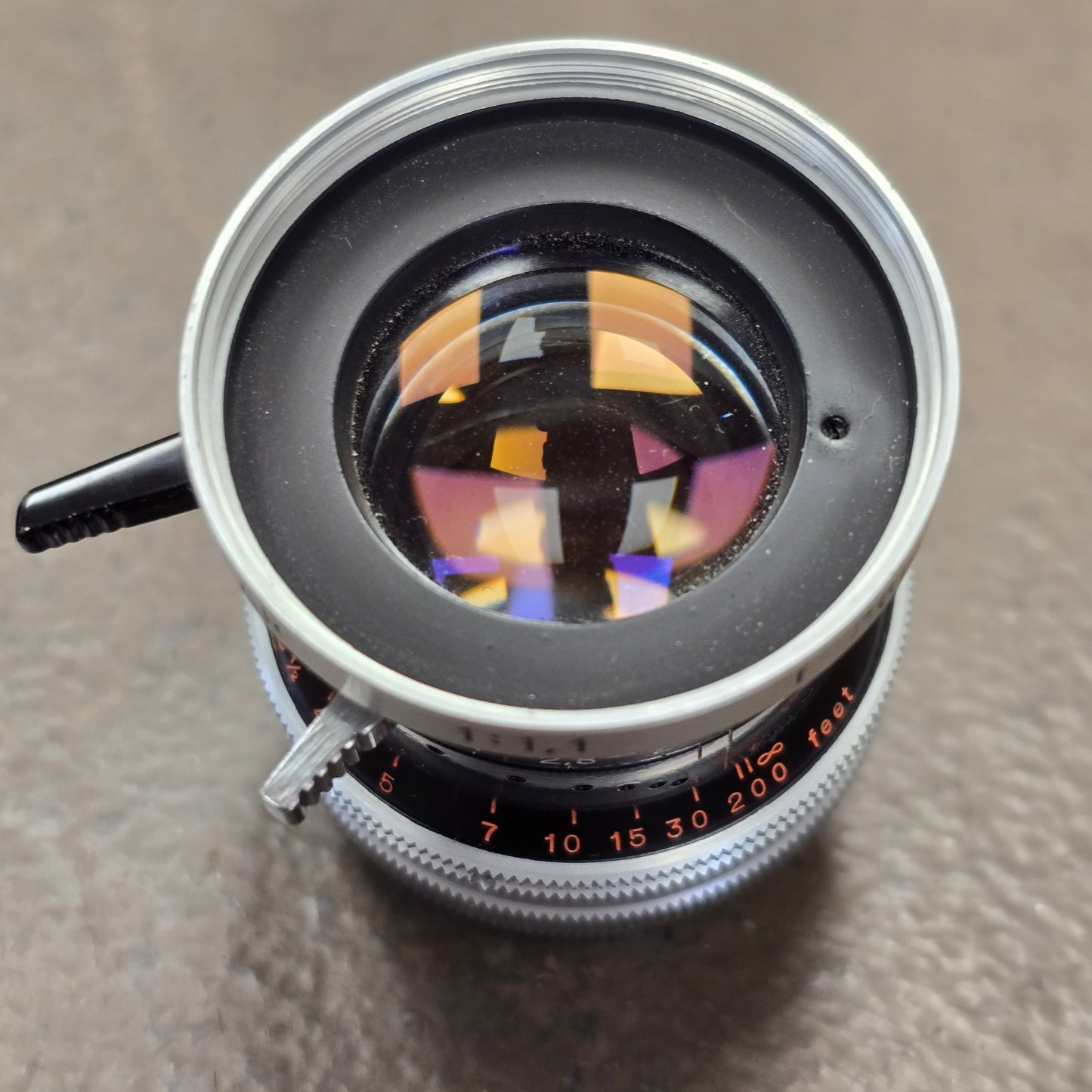 Switar 26mm Macro Preset f/1.1 H16 RX C-Mount Lens S# 1028708 With Case