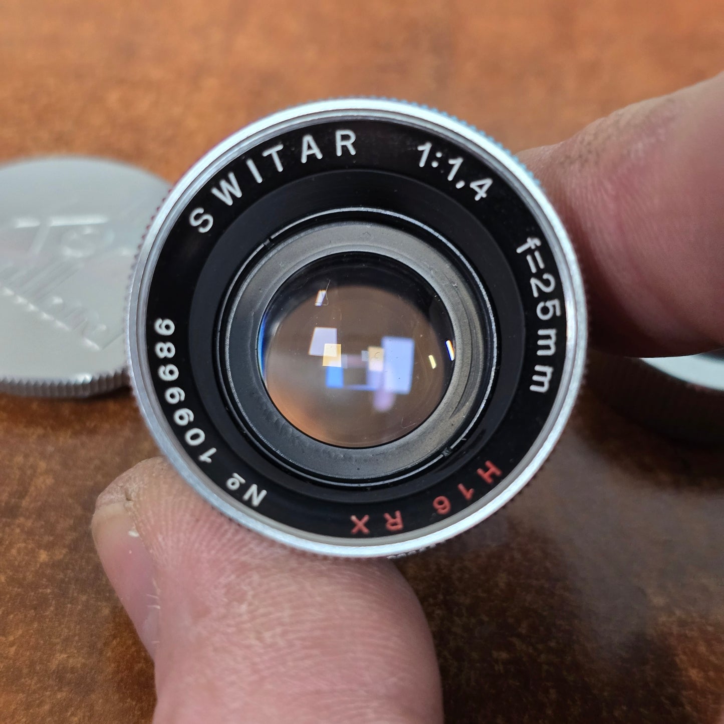 Switar 25mm f1.4 H16RX C-Mount Lens S# 1099686