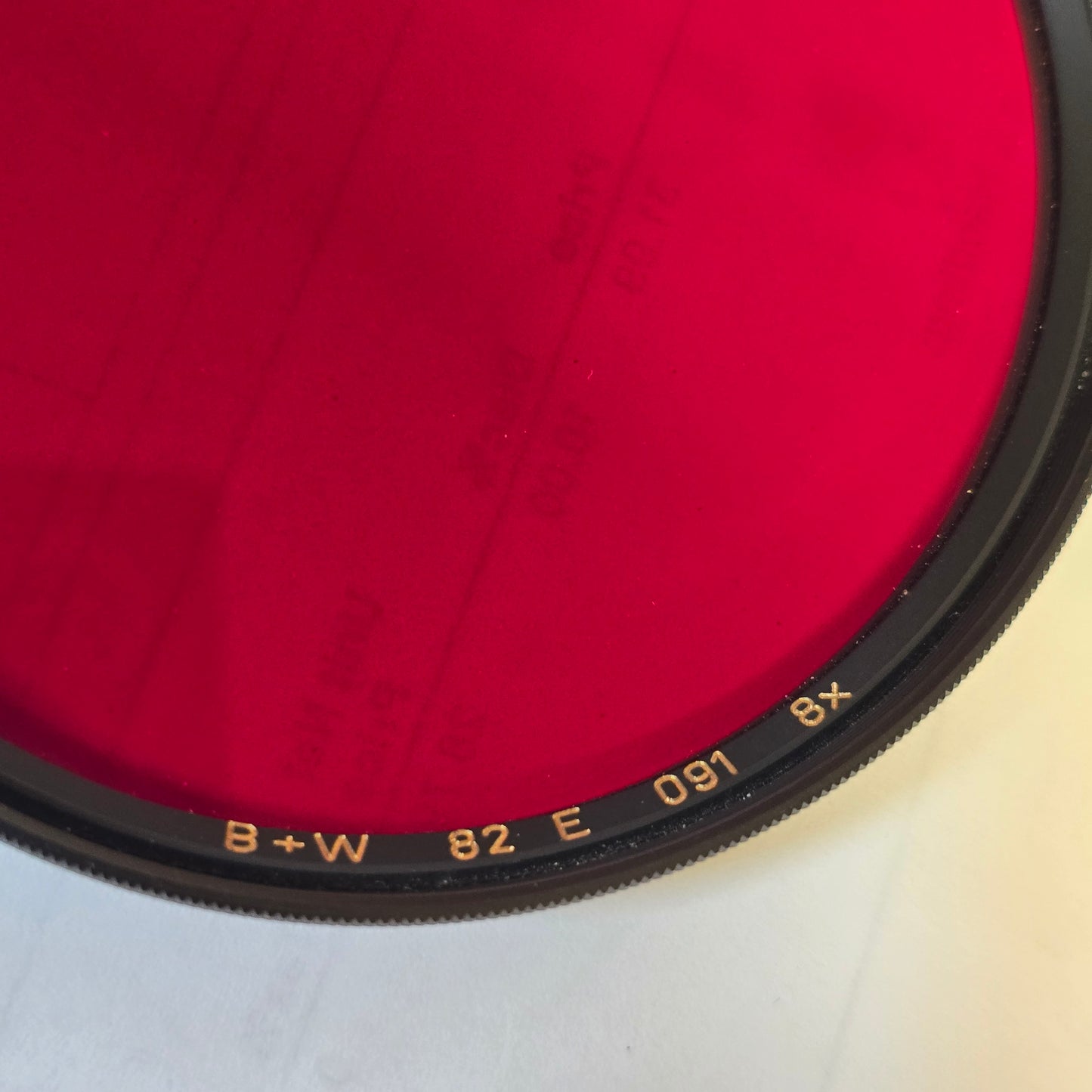 Schneider B+W 82mm RED 82 E 091 8X Filter