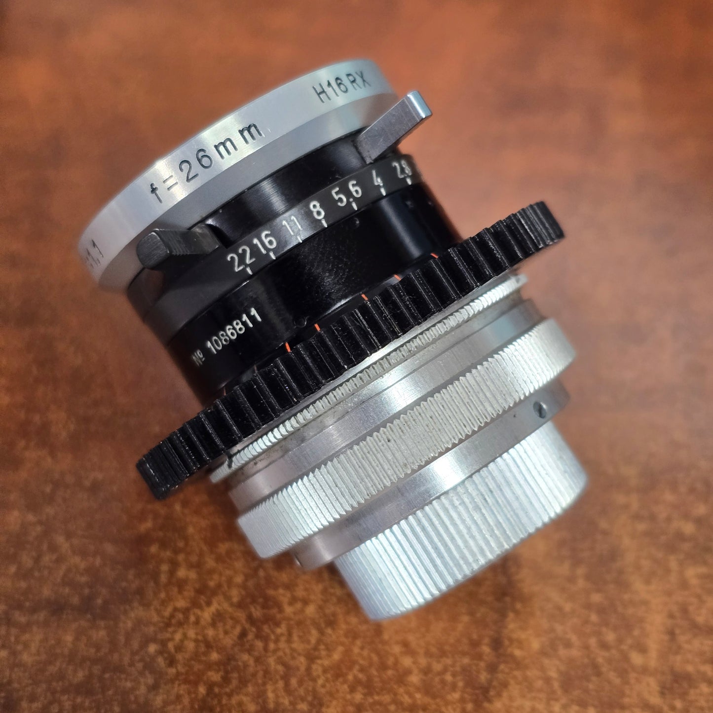 Focus Gear for Switar 26mm Macro Preset Lens