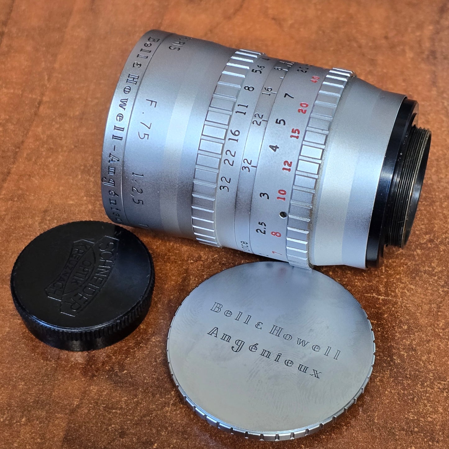 Angenieux 75mm f2.5 Type P3 C-Mount Telephoto lens S# 1249763