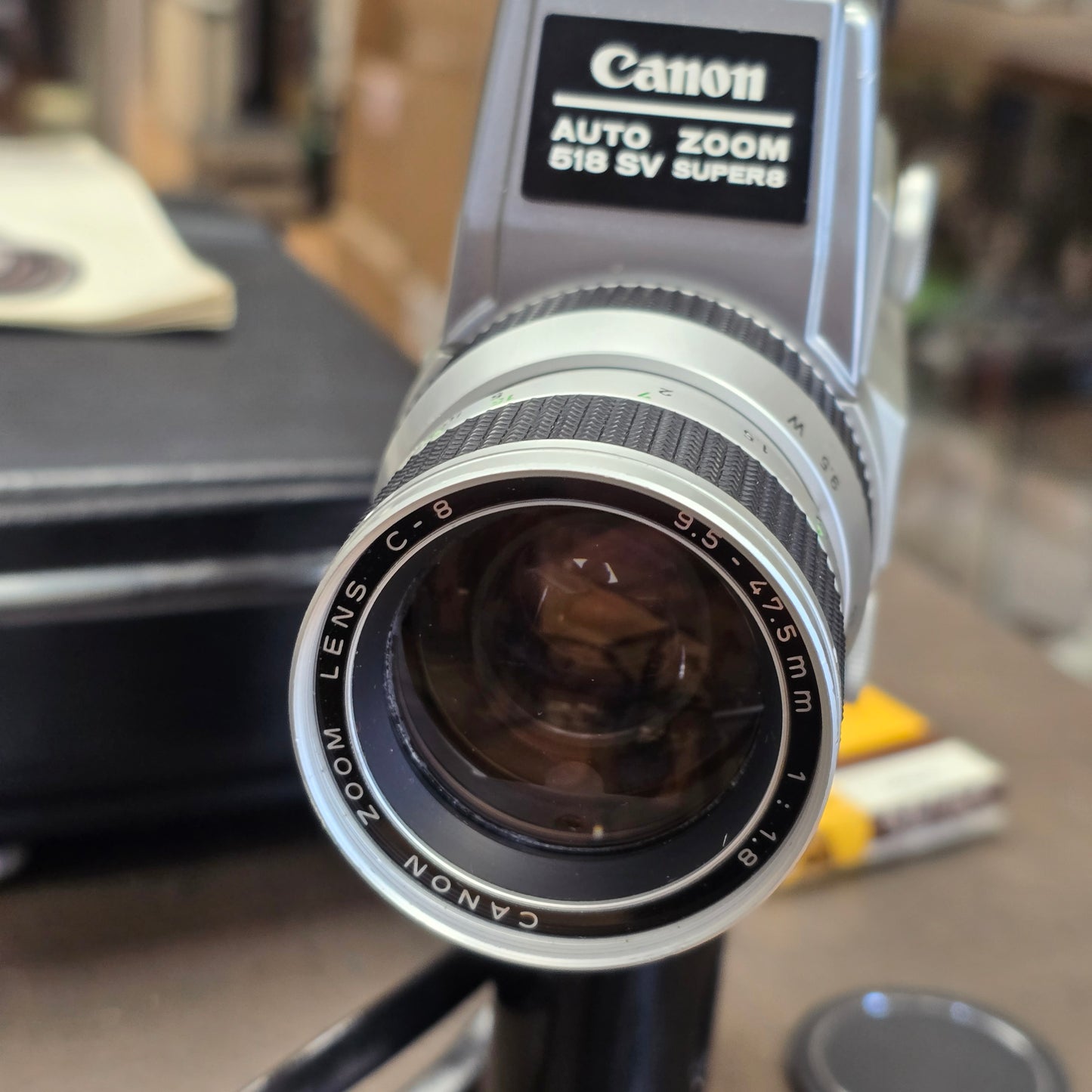 Canon 518 Auto Zoom SV (Special Version) Super 8mm Camera S# 163770